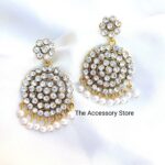 Stone Chandbali Earring