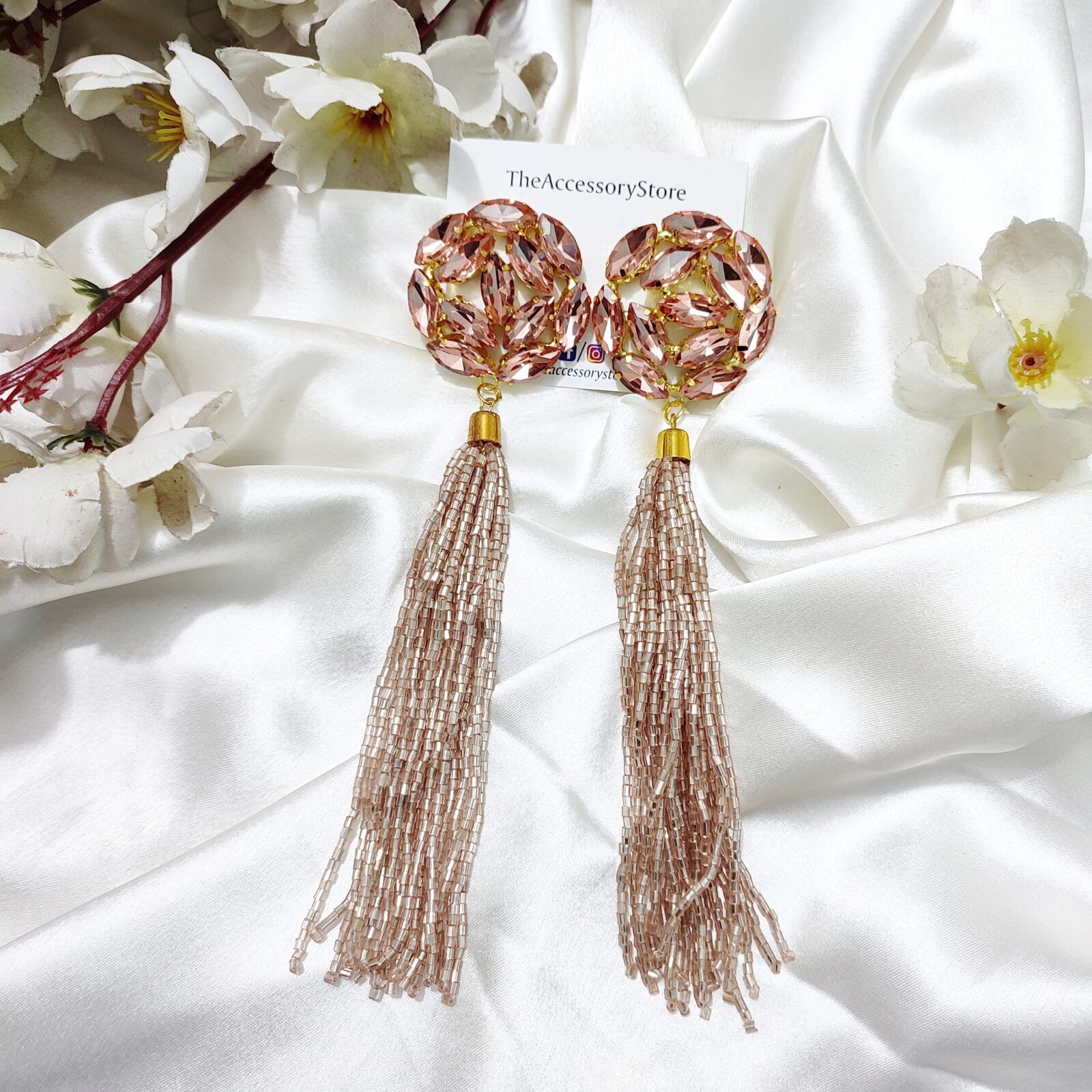 Diamond Tassel Two-Piece Ear Jacket Drop Earrings – 770 Fine Jewelry